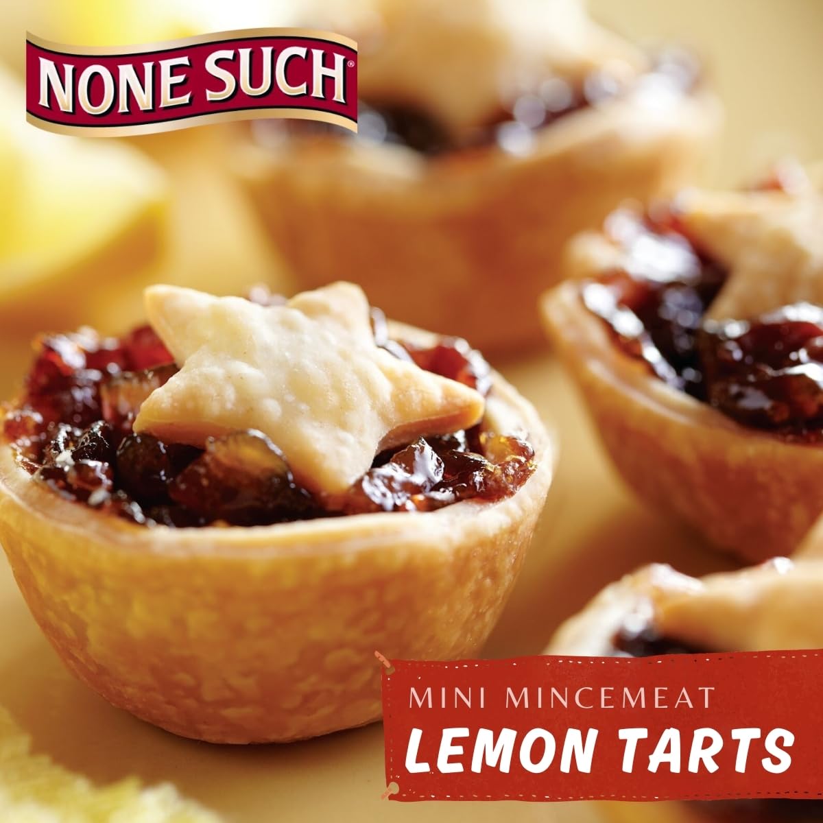None Such Mincemeat Brandy & Rum - Classic Pie Filling with Apples  Raisins & Spices  27 oz Glass Jar (Pack of 3)  Holiday Baking Dessert Ingredient  Gluten-Free