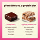 Prime Bites Protein Brownie From Alpha Prime Nutrition Products | High Protein, Collagen Fortified Low Sugar Treat | Delicious Snack | 12 Bars Per Box (Variety Pack)
