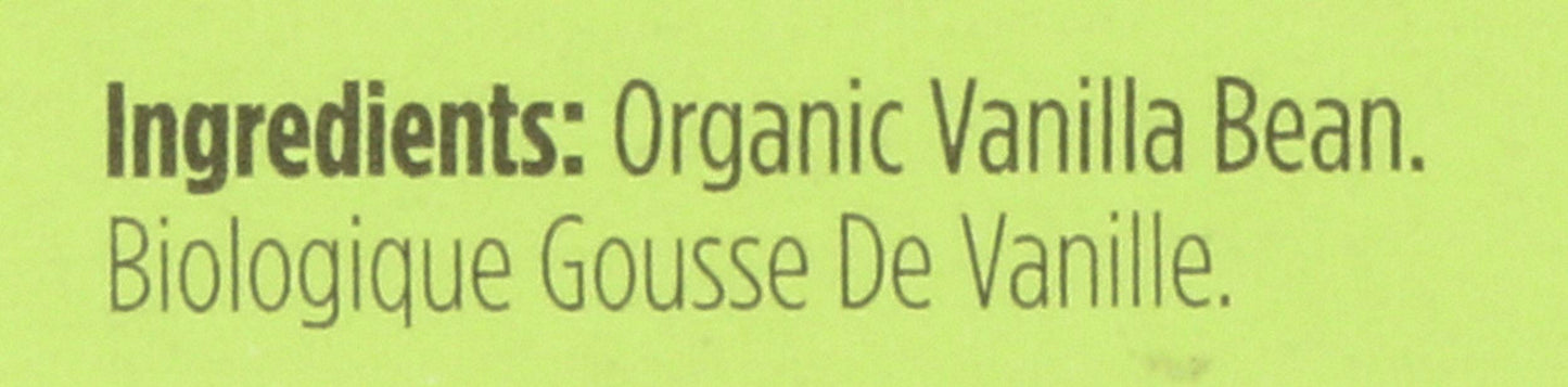 Spicely Organic Vanilla Bean 0.2 Oz Certified Gluten Free
