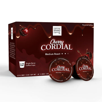 Cherry Cordial Coffee Kcups | Spices and Rich | Spring Edition Specialty Arabica Coffee | Sweetness, Spice, Fruitiness, and Nutt