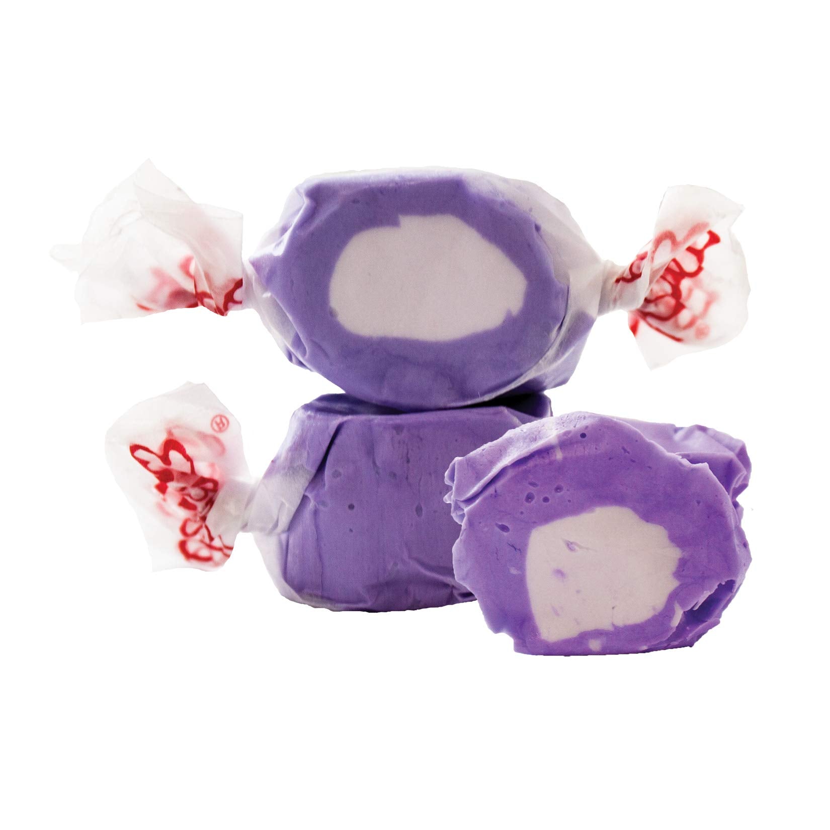 Taffy Town Saltwater Taffy- Huckleberry | Gourmet Taffy| Nougat-Style Candy| Soft & Delicious| Sumer Snack Treats| Party Good Ca