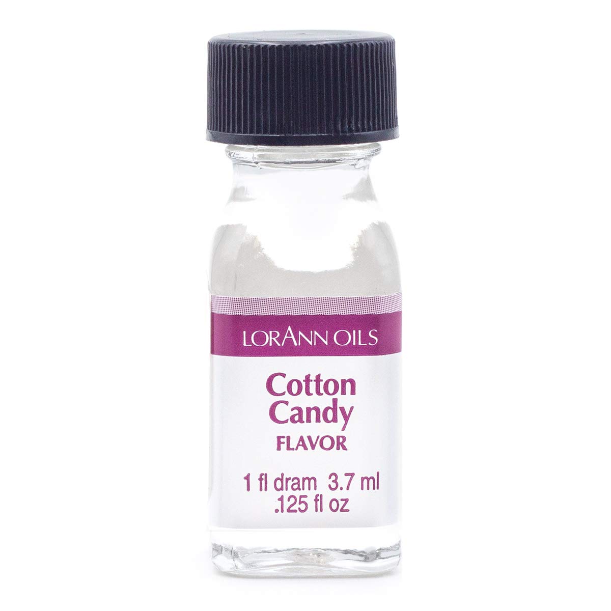 LorAnn Oils Super Strength Flavoring - Cotton Candy, 0.125 fl oz, 4X Stronger Than Extracts, Ideal for Candy Making and Baking