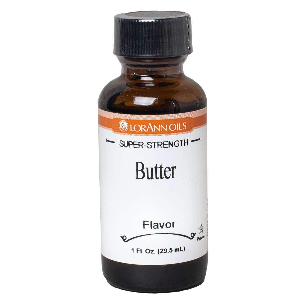 LorAnn Butter Flavoring, 1 oz Bottle, Clear, Ideal for Baking and Confectionery