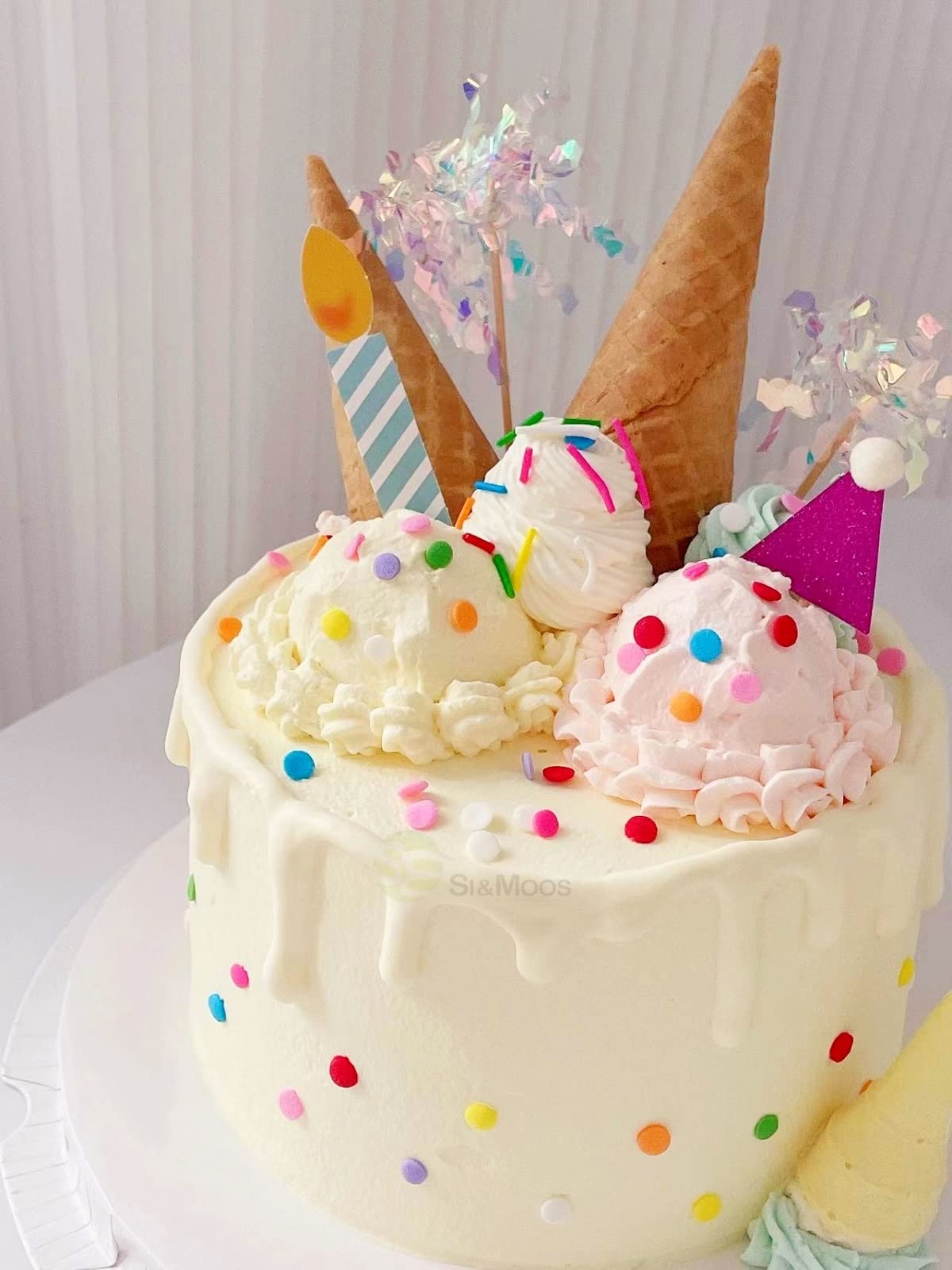 Se Si&Moos Rainbow Funfetti Sprinkles Pastel Confetti Sprinkles Edible Confetti Sequins Neon Sprinkles Quin Sprinkles Carnival S