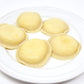 Fresh Ravioli 6 Boxes -Large Round Cheese - Made In Nyc By Frank And Sal Italian Market - 72 Count