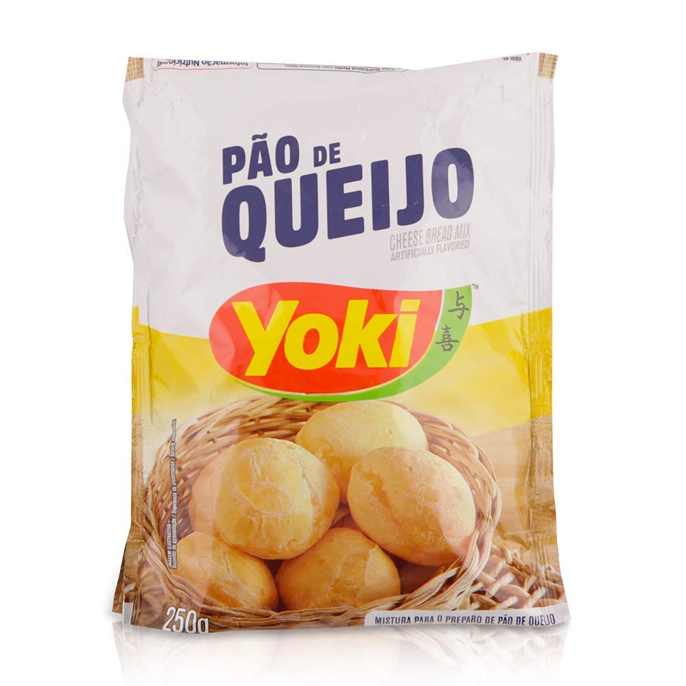 Amafil, Bread Mix Mistura para Po de Queijo Yoki 8.80 oz 250g GLUTENFREE PACK OF, cheese, 8.8185 Ounce, (Pack of 12)