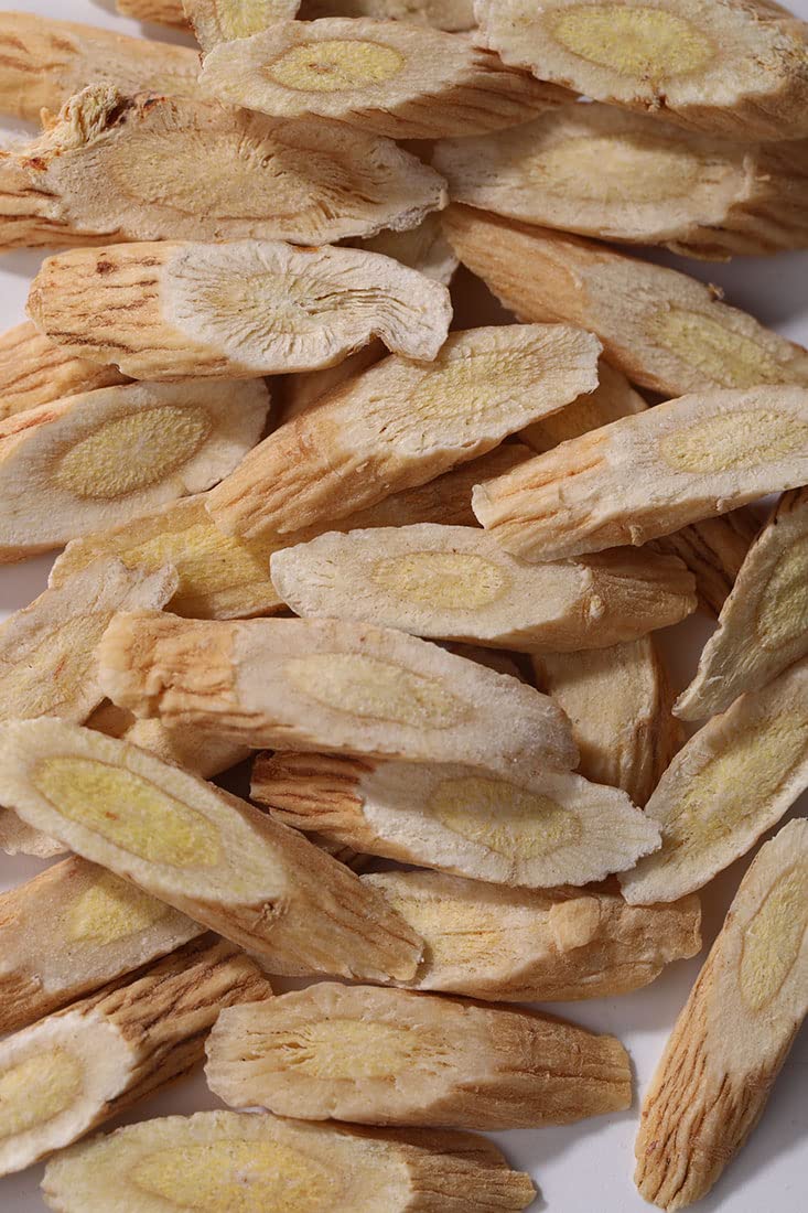 Premium Astragalus Root Tea Slices/12 Oz(339G),Featured ?? Pure And Natural,No Additives,Cut And Sifted Herbal Tea.