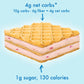 Rip Van Strawberry Keto Wafer Cookies - Healthy Vegan Snacks - Non GMO, Low Sugar (1g), Low Calorie - 16 Count