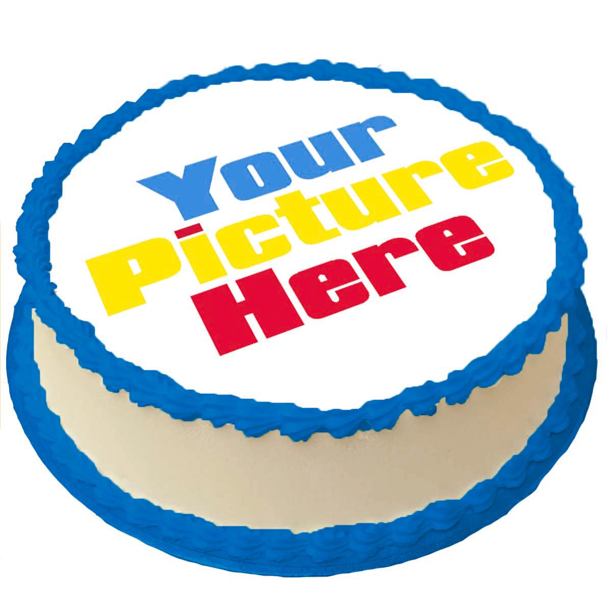 Custom Edible Cake Image Personalized Make Your Own Cake Toppers 1/4 8 X 11 Inches Birthday Cake Topper