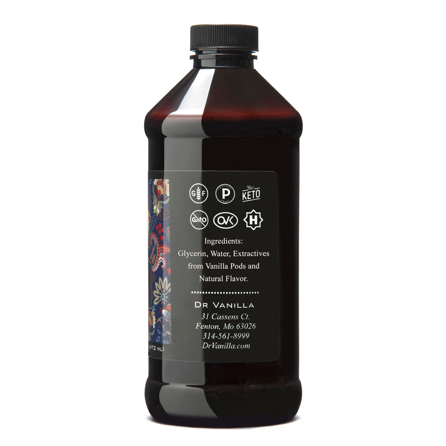 DOCTOR VANILLA ARTISANAL   -Free Natural Vanilla Extract, Small Batch, Madagascar spirit-inspired flavor Vanilla Pods, 16 oz