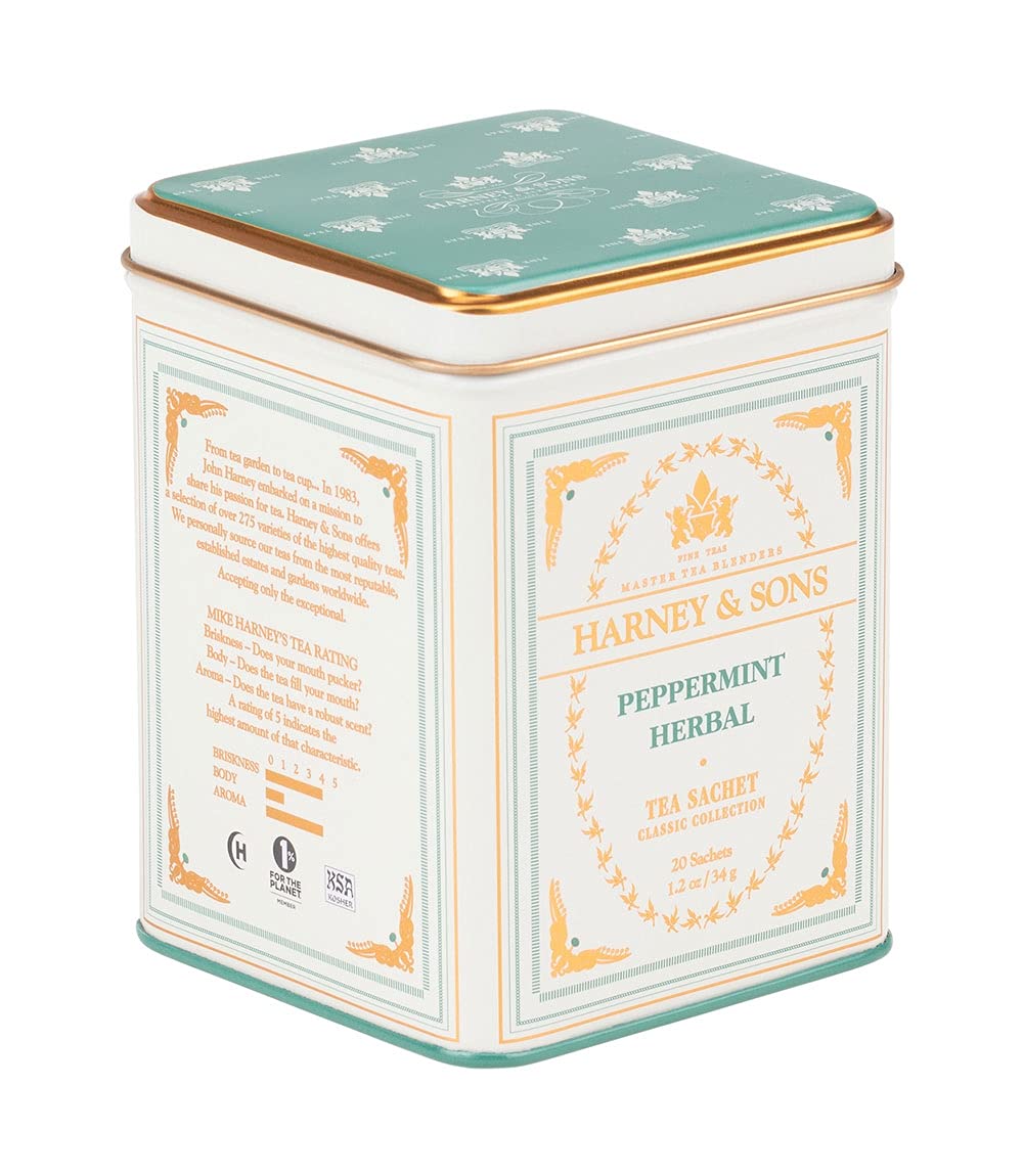 Harney And Sons Peppermint Tea, 20 Sachets 1.2 Oz