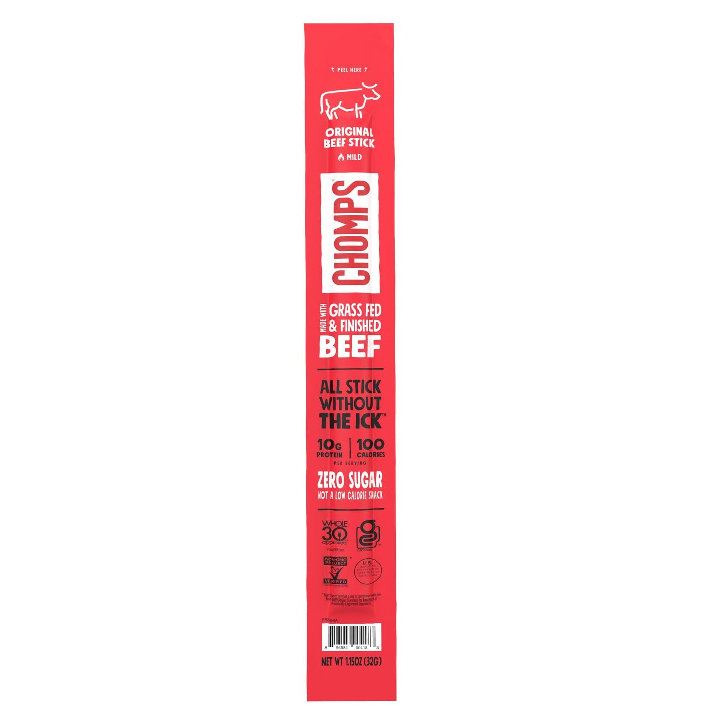 CHOMPS BEEF STICKS ORGNL ( 24 X 1.15 OZ   )