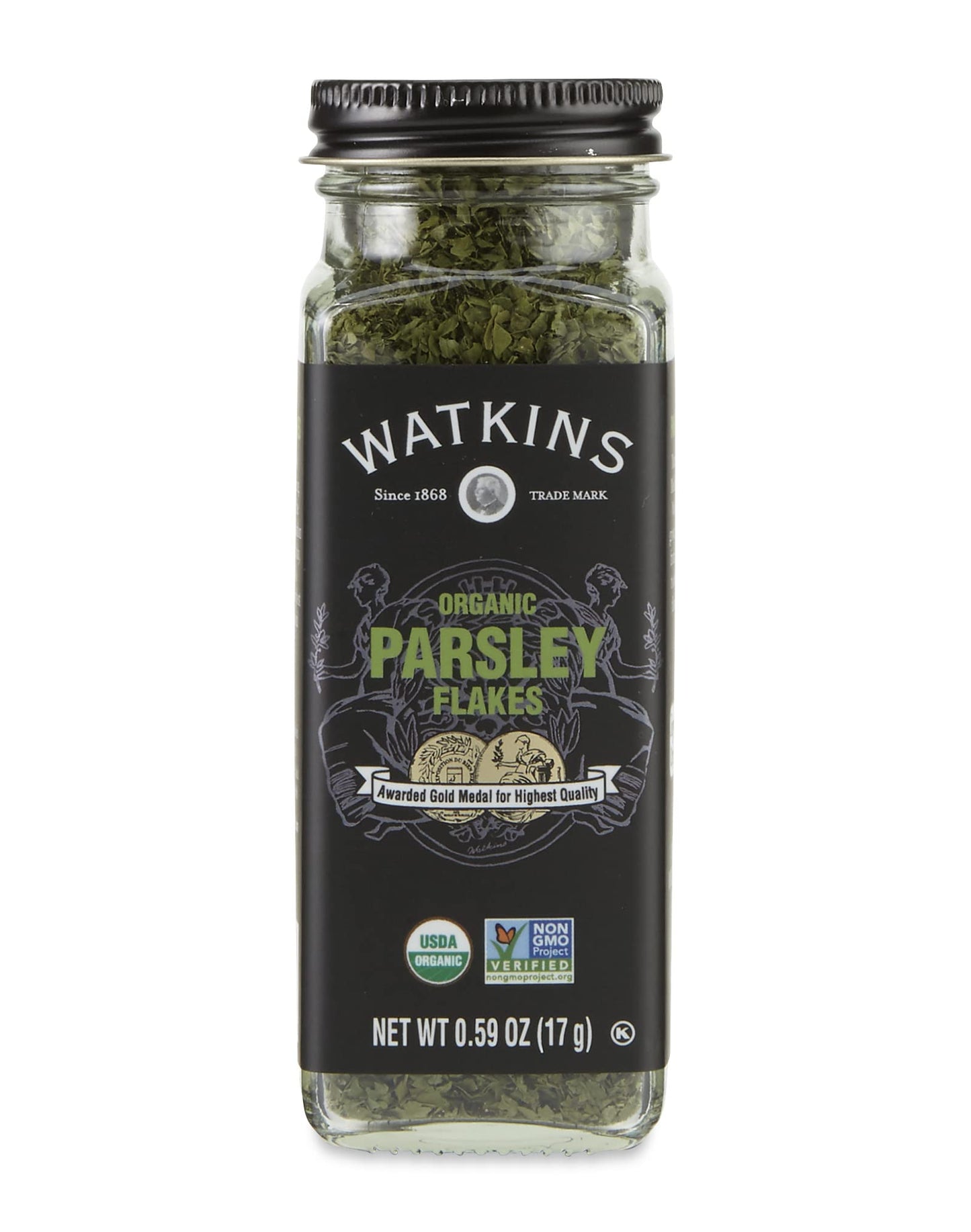 Watkins Gourmet Organic Spice Jar Parsley Flakes Non-Gmo Kosher 0.59 Ounce Jar 1-Pack
