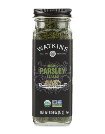 Watkins Gourmet Organic Spice Jar Parsley Flakes Non-Gmo Kosher 0.59 Ounce Jar 1-Pack