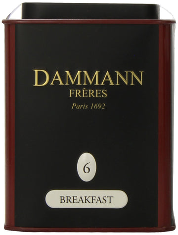 Dammann Freres Breakfast Loose Tea, 3.5 Ounce Tin