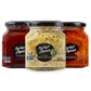 Perfect Choice Variety Pack - Delicious Artichoke Bruschetta, Sun-Dried Tomato Bruschetta & Caramelized Piquillo and Jalapeno pe