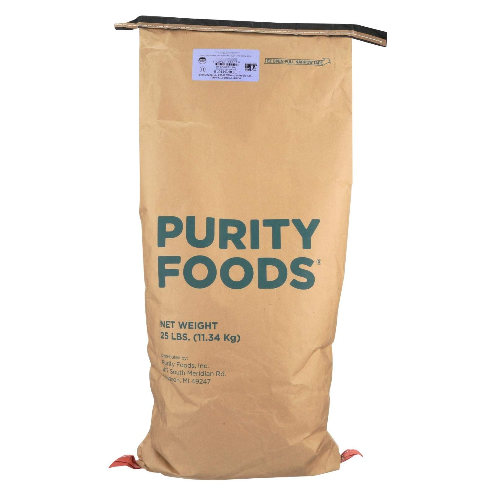 Vita Spelt Flour Whole Grain Org 25 Lb