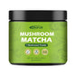 ORGFUN Mushroom Matcha, Japanese Ceremonial Matcha Infused With 7 Superfood Mushrooms, MCT Oil, Coconut Milk Powder, No Added Su