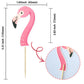 Gyufise 36Pcs Flamingo Cupcake Toppers Tropical Cupcake Toppers Aloha Summer Cake Topper Decorations For Luau Hawaiian Theme Bab