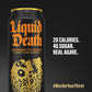 Liquid Death, Squeezed To Death Sparkling Water, 8-Pack (King Size 19.2Oz Cans), Orange Flavored Sparkling Beverage Sweetened Wi