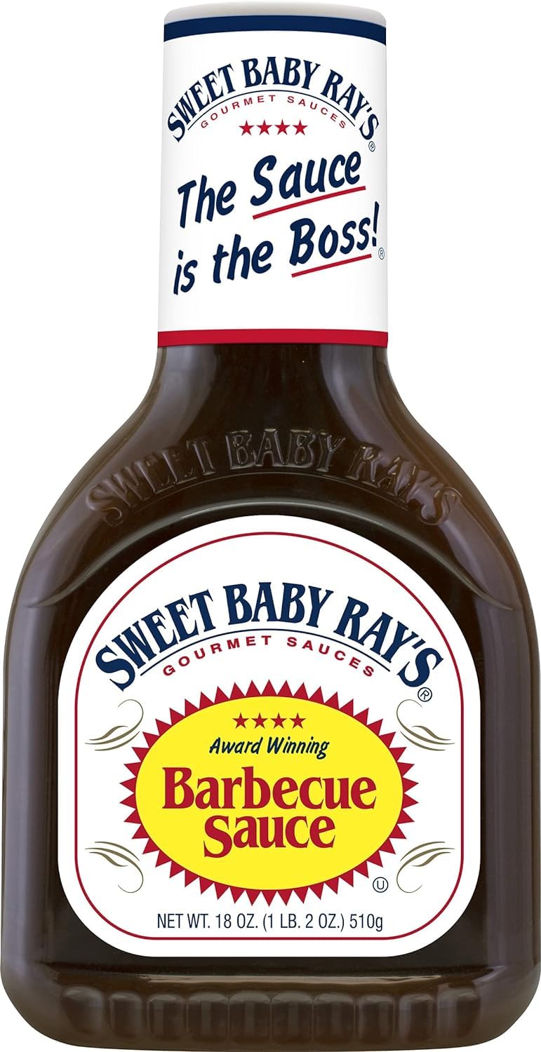 Sweet Baby Ray's Trial Pack Barbecue Sauces Includes 1 Original, 1 Sweet n Spicy, 1 Honey, 1 Hickory Brown Sugar, 1 Honey Chipot