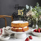 Kaoenla Black Gold Glitter Happy 15Th Birthday Cake Topper - Hello 15/Cheers15,Happy Fifteen Birthday Anniversary,15 Years Old B