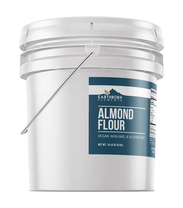 Earthborn Elements Almond Flour 3.5 Gallon Bucket, Extra Fine Powder, Grown in California