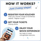 Wonderbox - Amc Movie Theatres Bundle - 4 Black Tickets + 4 Drinks + 2 Popcorn - Original Gift Idea - Experience Gift - 550 Loca