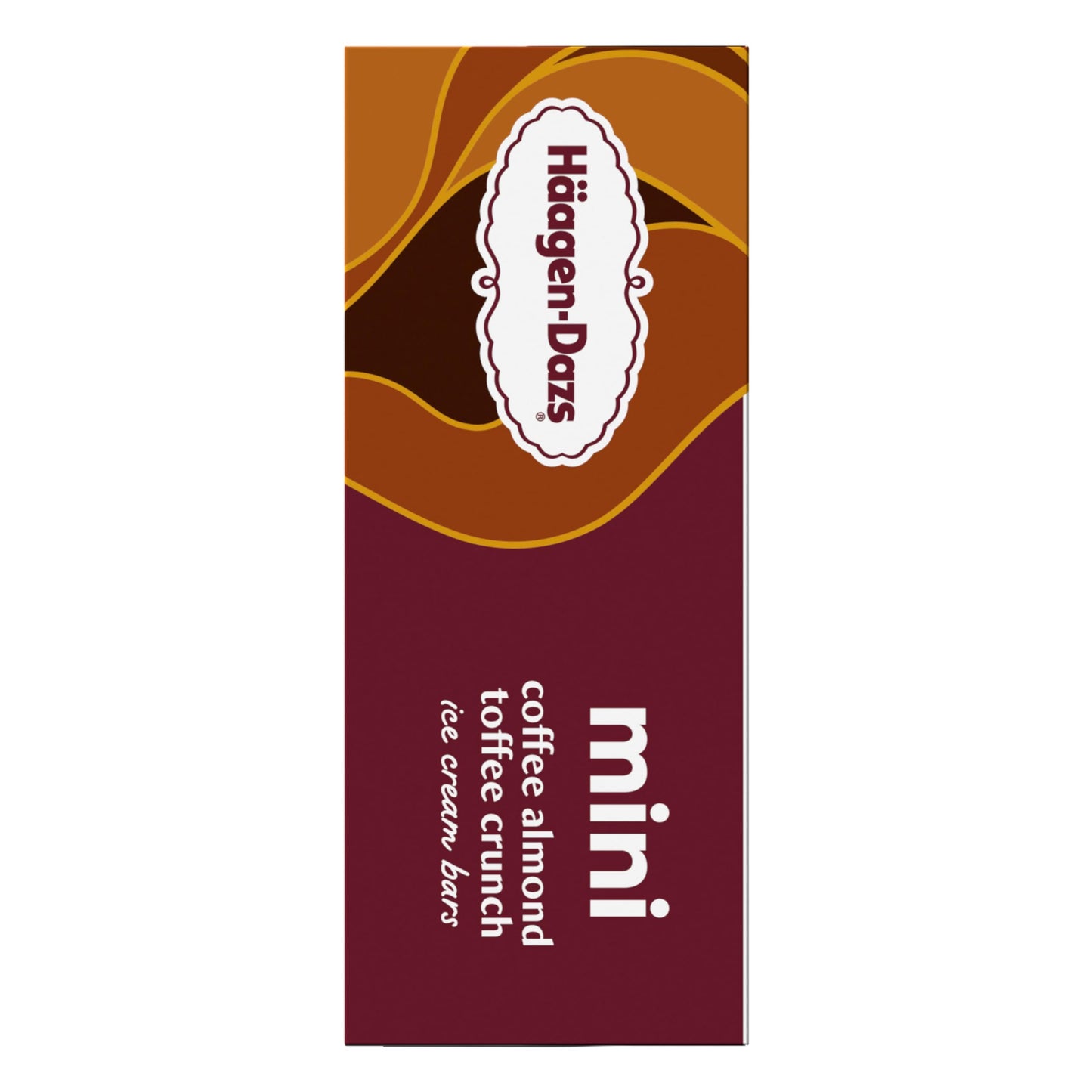 Haagen-Dazs Snack Size Ice Cream Bars,6 Count (Frozen), Coffee Almond Crunch,