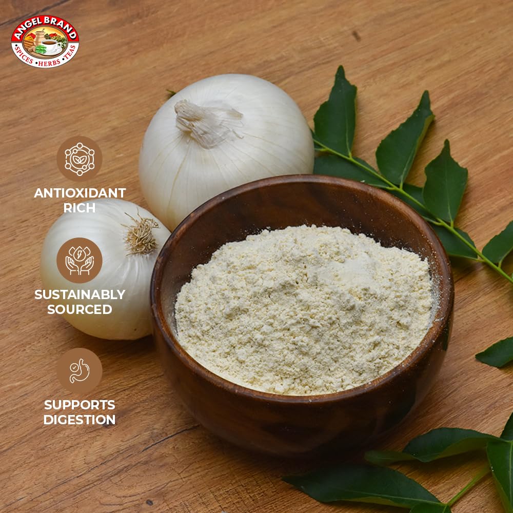 Angel Brand Onion Powder 18 Oz Bottle - Premium Ground Onion Seasoning For Cooking, Sauces, Marinades, And Dry Rubs - Bold Flavo