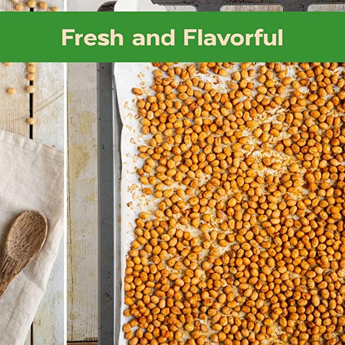 Sincerely Nuts Roasted Soybeans Unsalted (1 LB) Gluten-Free - Vegan & Kosher-Powerful Vegetarian Protein Source