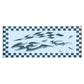 Stylish Camping Hc1 Black/Flag 8' X 20' Checkered Mat