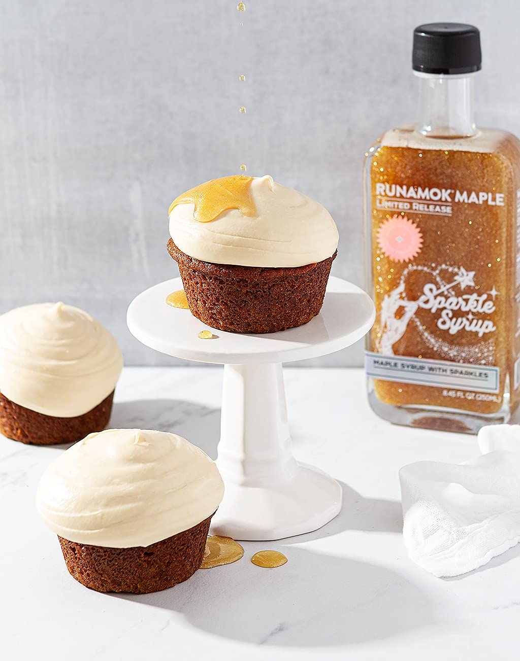 Runamok Sparkle Syrup - Maple Syrup with Edible Sparkles, 8.45 Fl Oz (250mL)