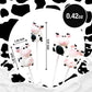 Cow Lollipops Individually Wrapped - 24 Cow Candy Party Suckers - Cow Themed Party Occasions, A Taste Of Farm Favor Of Mixed Fru