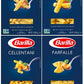 Barilla Pasta, Penne, Rigatoni, Cellentani, and Farfalle, 16 Ounce (Pack of 4) - with Make Your Day Mini Bamboo Spatula