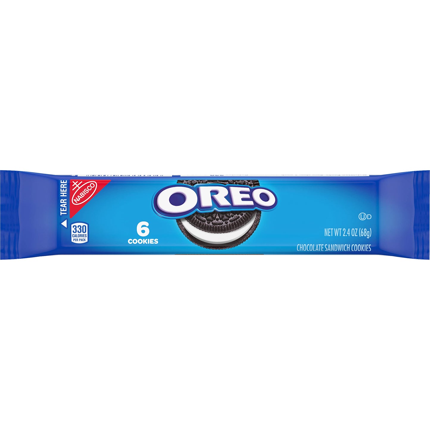 Oreo Chocolate Sandwich Cookies, 120 Snack Packs (6 Cookies Per Pack, 4 Boxes)