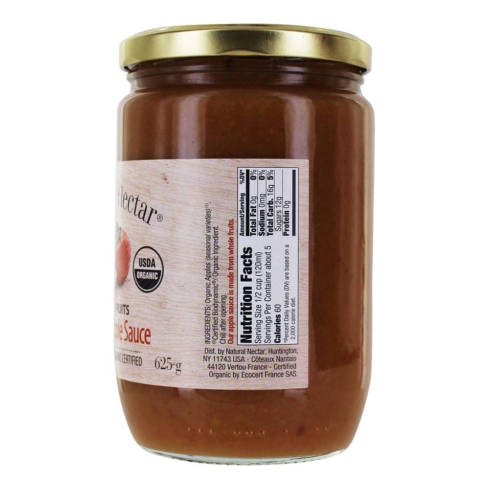 Natural Nectar Brittany Apple Sauce - Sauce - Case of 6 - 22.2 oz. (6x22 OZ)