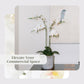Cg Hunter Faux White Orchid Plant, Premium Artificial Indoor Flower Display Stands 24   , Beautiful Sculptural Blooms That Lasts
