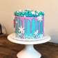 Frozen Sprinkles For Cake Decorating - Blue And White Sprinkles For Frozen Cake Decorations With Edible Snowflake Sprinkles, Jim