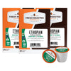 Fresh Roasted Coffee K-Cup Compatible Organic Ethiopian Yirgacheffe 72 Pods Coffee