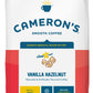 Camerons Coffee Roasted Ground Coffee, Flavored Vanilla Hazelnut, 32 Ounce Bag, Brown