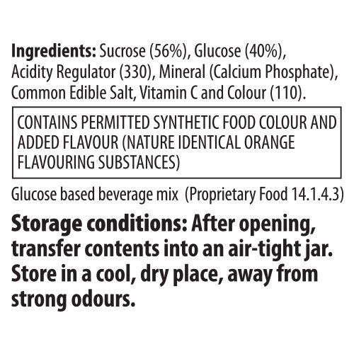 Glucon-D Tangy Orange Glucose Powder(200G, Refill)| For Tasty & Healthy Orange Flavoured Glucose Drink| Provides Instant Energy|