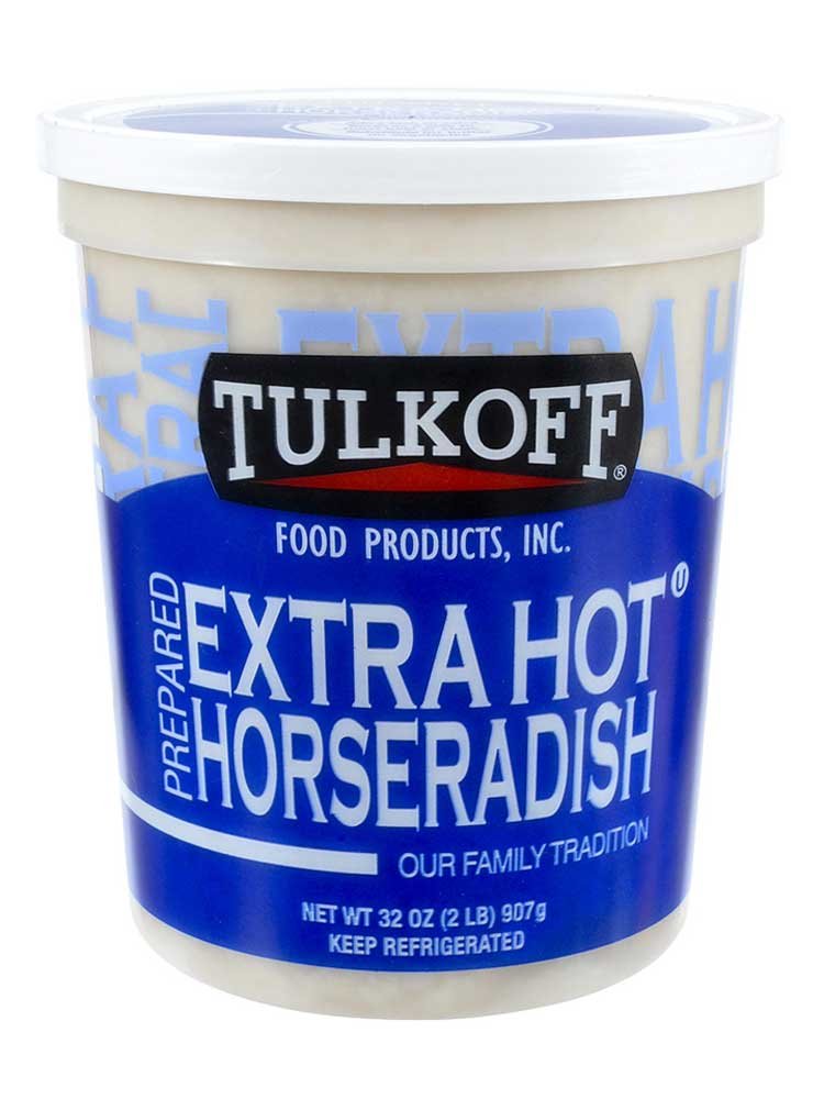 Tulkoff White Prepared Horseradish, 32 Ounce -- 6 Per Case.