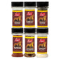 Lieber's Spice Set, Complete New Home Starter Seasoning Kit, 6 Piece Spices Gift Set Featuring Garlic Powder, Onion Powder, Blac
