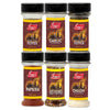 Lieber's Spice Set, Complete New Home Starter Seasoning Kit, 6 Piece Spices Gift Set Featuring Garlic Powder, Onion Powder, Blac