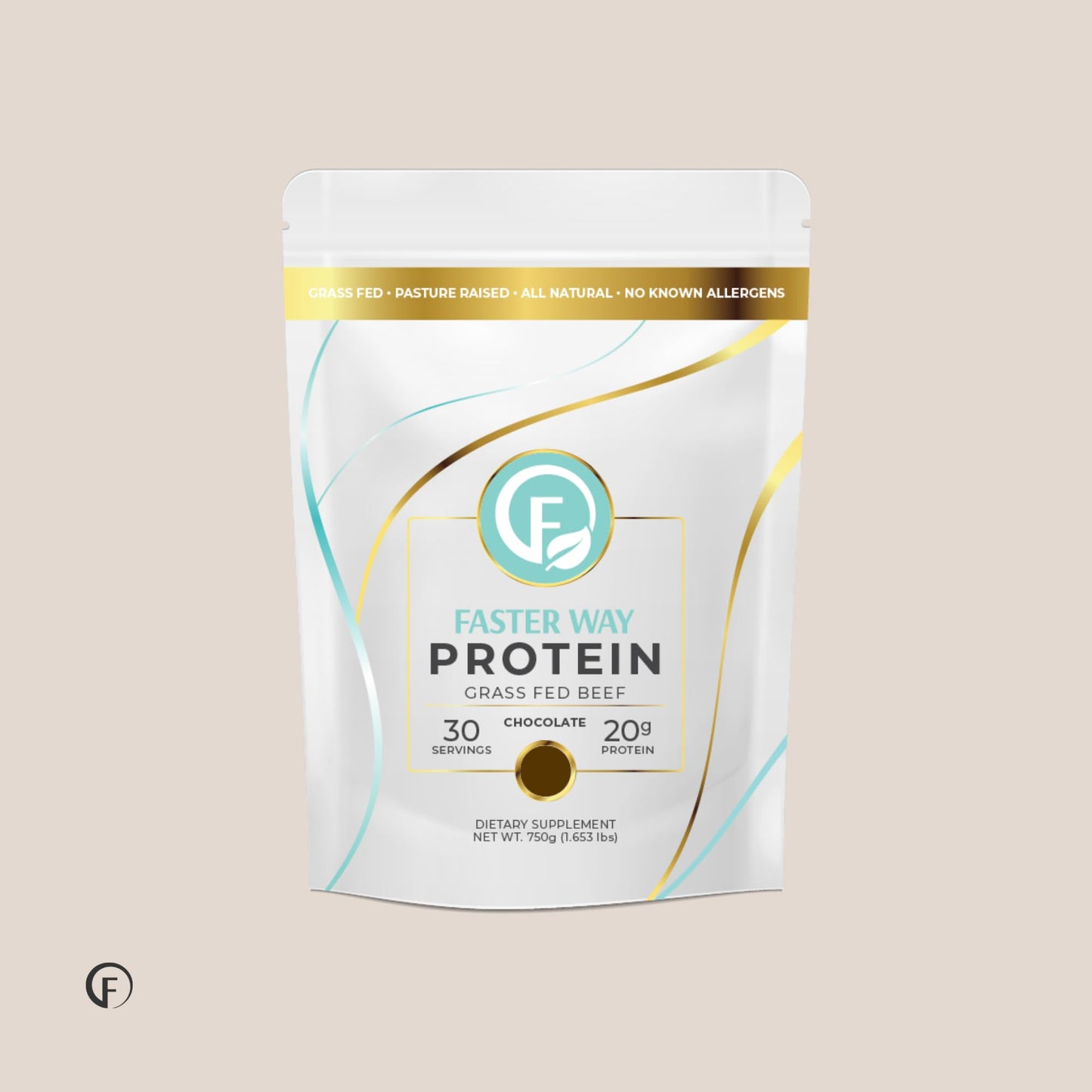 Faster Way - Protein Powder - Hydrolyzed Grass Fed Beef - 20g of Protein Per Serving - Muscle Growth & Recovery - 9 Essential Am