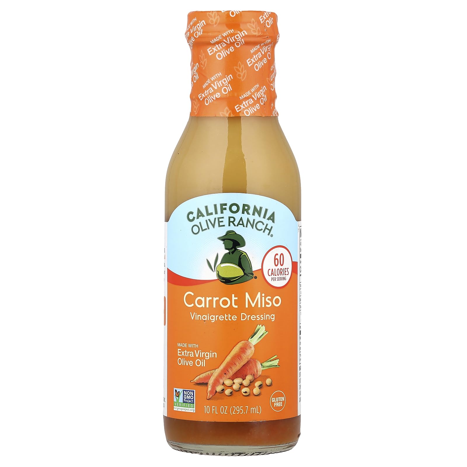 California Olive Ranch Carrot Miso Vinaigrette Dressing, 10 oz