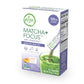 Aiya Matcha+ Focus - Peach Flavored Matcha Drink Mix with L-Theanine - 220mg L-Theanine - Natural Focus Booster - Premium Japane