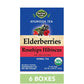 Herbal Cup Ayurveda Elderberries Tea, Organic Rosehips Hibiscus, No Caffeine Herbal Nutrition Product (16 Count, Pack Of 6)