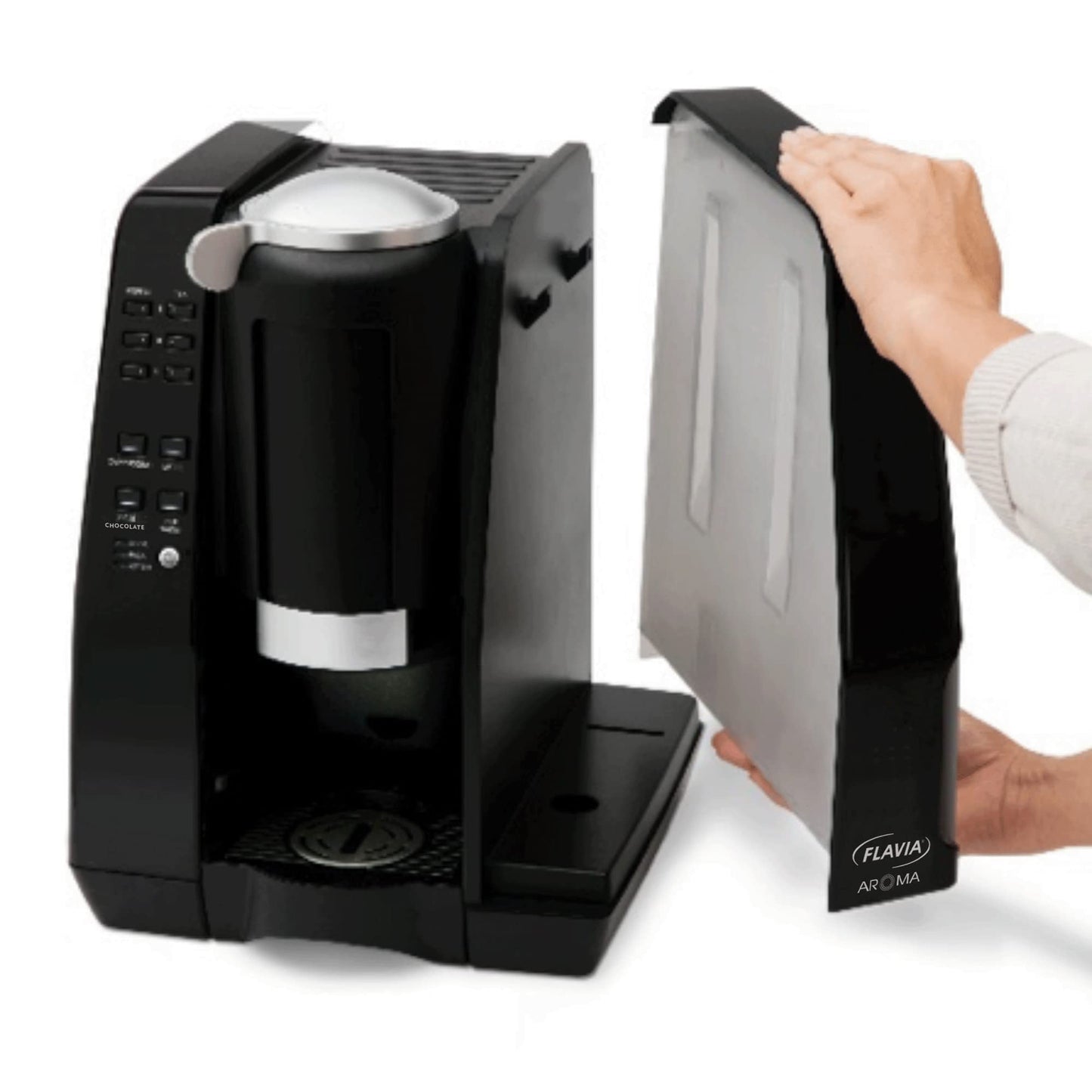 Flavia Mars Drinks Aroma Single-Serve Coffee Brewer Works Freshpacks, Black, Medium